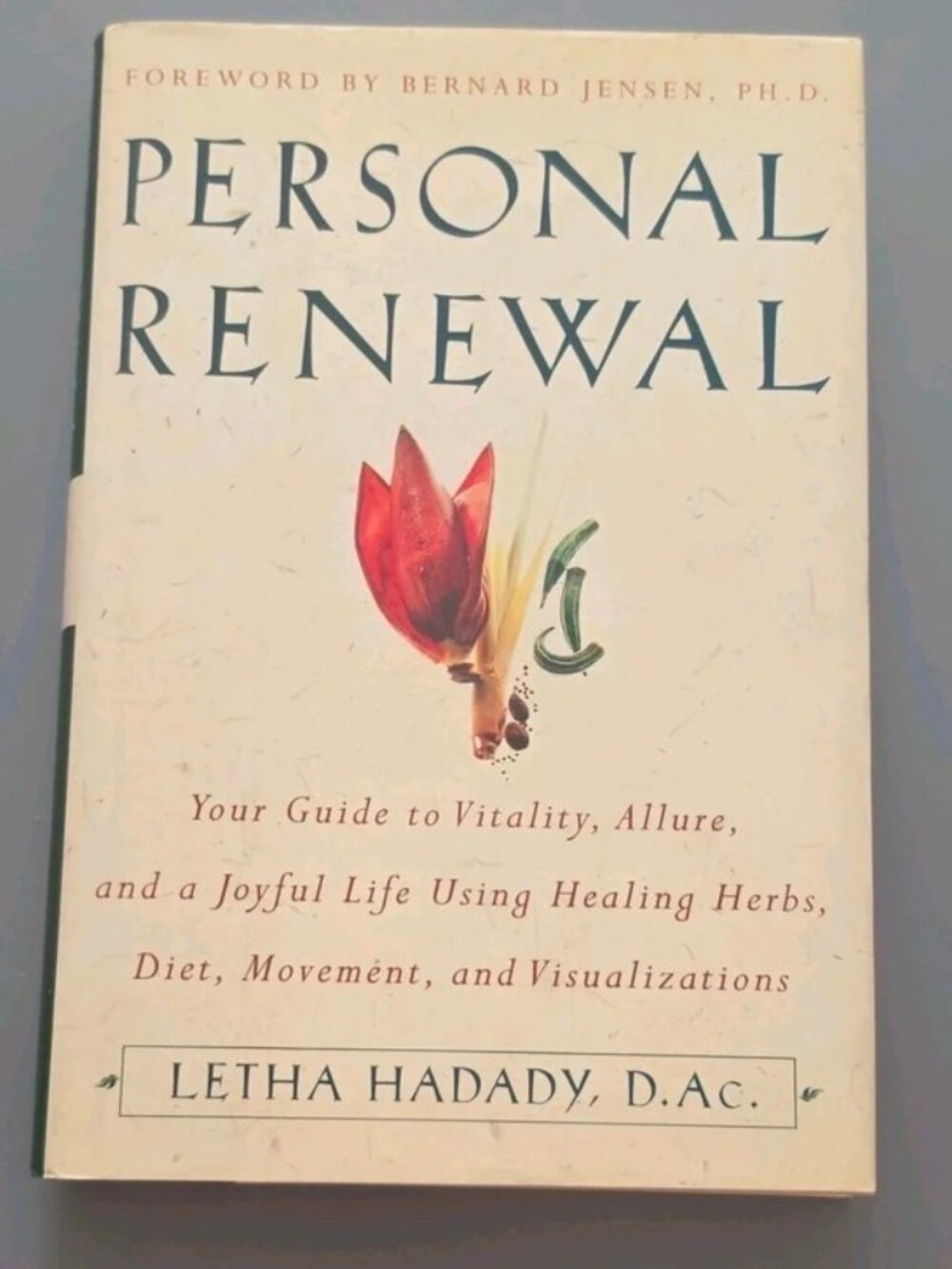 Personal Renewal by Letha Hadady, Hardcover 1st Ed 1998 Harmony, Dust Jacket